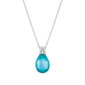  Nomination Collana Myradiance Con Pietra Topazio Azzurro 241503/042