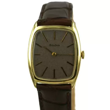 / Orologio Bulova Vintage cassa in oro giallo18kt '70