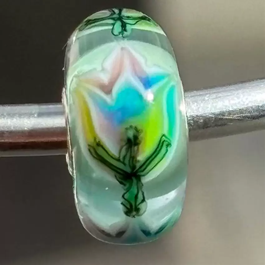 Trollbeads Tulipani Arcobaleno TGLBE-20439  