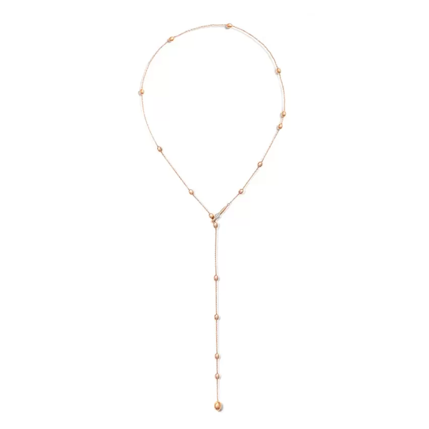 Collana Nanis A Y Soffio In Oro Rosa E Diamanti CS10-583LUC  