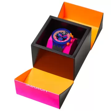 / Orologio Swatch Neon Party To The Max Pay! SB06N101-5300