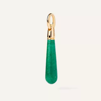 Ciondolo PDPaola Avventurina Verde Large Drop CO01-786-U 