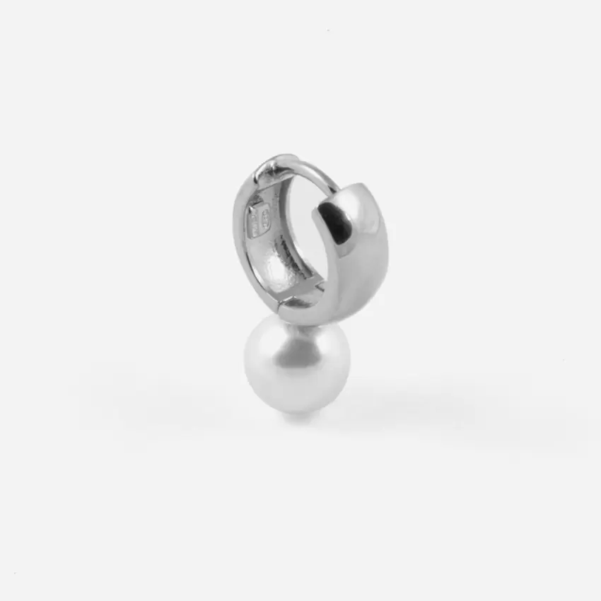 Orecchino Singolo Nove25 Pearl Oyster In Argento Con Perla N25ORE00554  