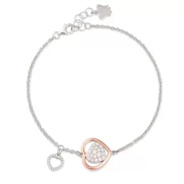  Bracciale Roberto Giannotti Trilogia Con Cuore Charm Traforato GIA456