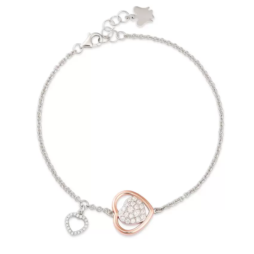 Bracciale Roberto Giannotti Trilogia Con Cuore Charm Traforato GIA456  