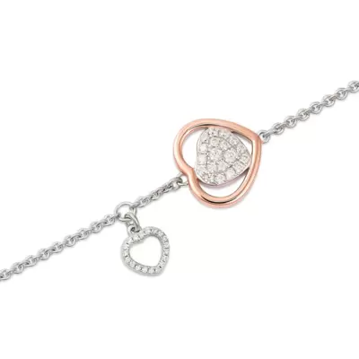 Bracciale Roberto Giannotti Trilogia Con Cuore Charm Traforato GIA456 