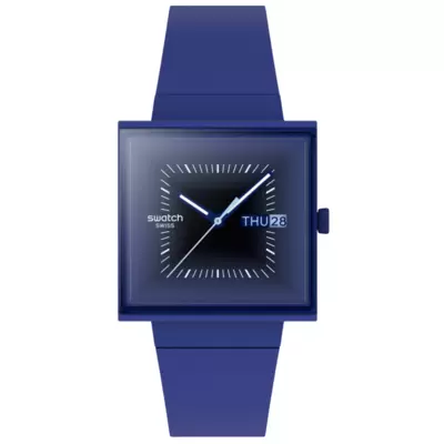 Orologio Swatch Squarely Blacklight SO34N700 