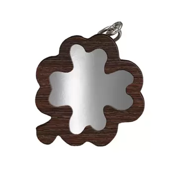  Ciondolo in Legno Wenge e Argento FIORE