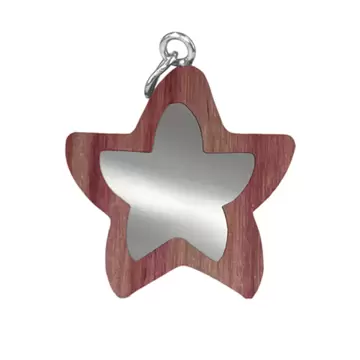  Ciondolo in Legno Bois De Rose e Argento STELLA