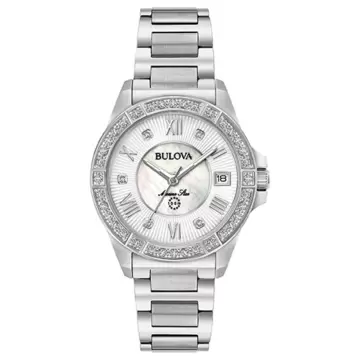  Orologio Donna Solo Tempo Diamanti Marine Star 96R232