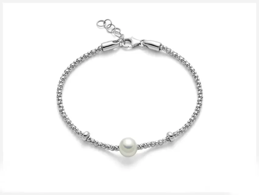 Bracciale Donna in Argento e Perla  