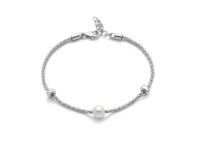 Bracciale in Argento con Perla bianca 