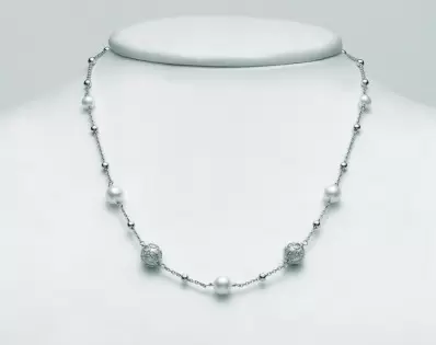 Collana Argento Perle PCL5897  