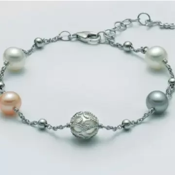  Bracciale Argento Perle PBR3075