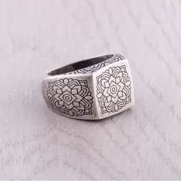  Anello Uomo in Argento ANANDA