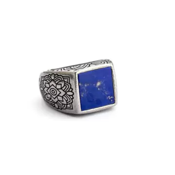  Anello Uomo in Argento ANANDA BLU