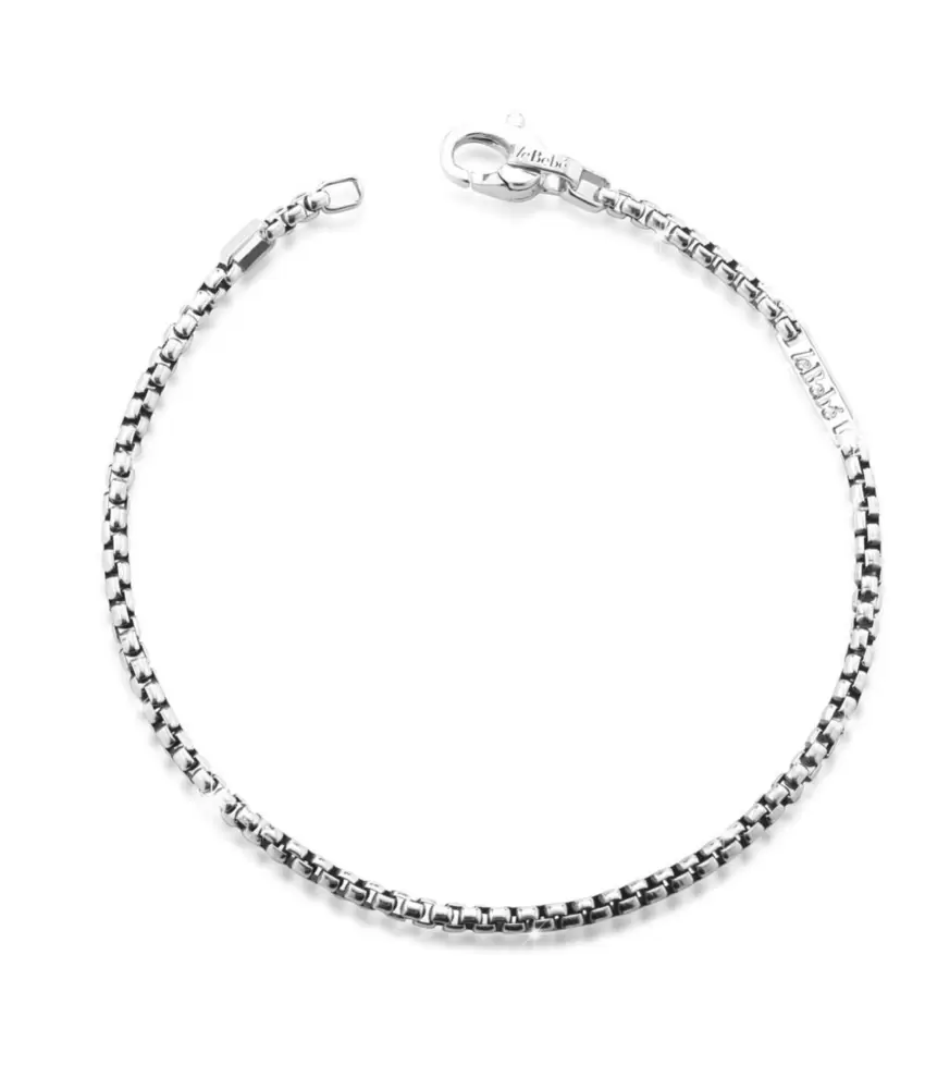 BRACCIALE ADD IN ARGENTO CON MOSCHETTONE ED ELEMENTO IN ARGENTO  